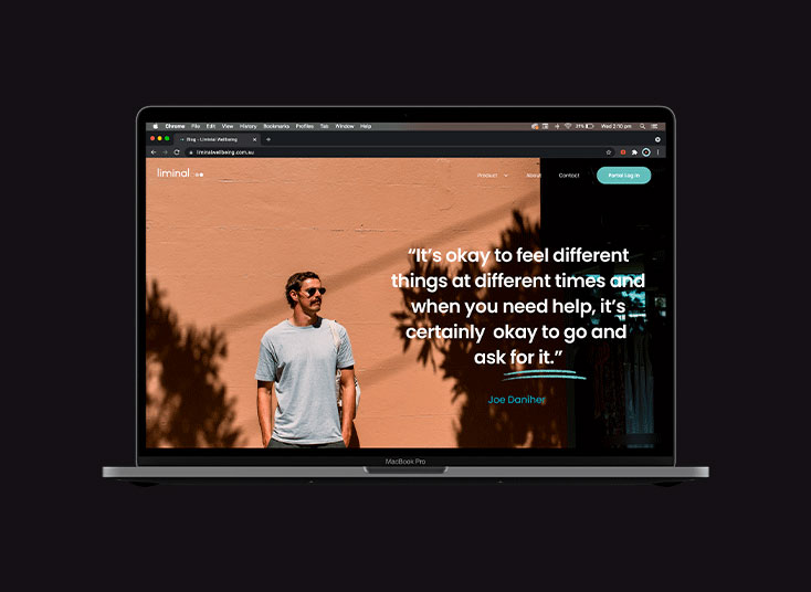 Liminal Wellbeing Website Design